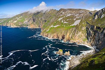 Slieve League Cliffs, Küstenlandschaft im irischen County Donegal