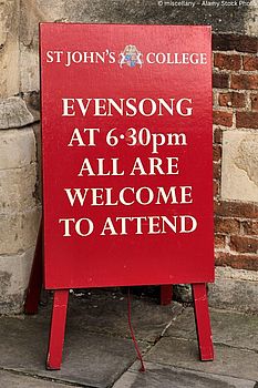 Evensong – Britische Abendandacht mit musikalischer Seele