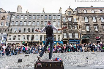 Beim Fringe-Festival in Edinburgh Beim Fringe-Festival in Edinburgh
