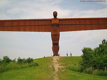 Skulptur Engel des Nordens in Gateshead