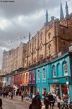 Die Victoria Street in Edinburgh