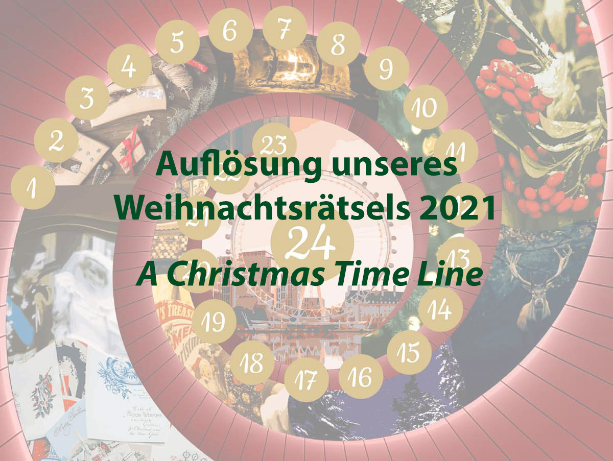 A Christmas Time Line: Auflösung des Weihnachtsquiz 2021