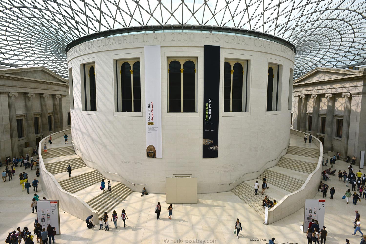 Das Kuppeldach im British Museum