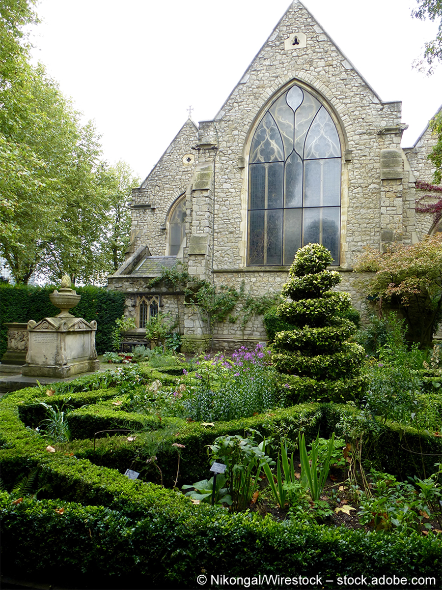 Eine ehemalige Kirche in London beherbergt das Garden Museum.
